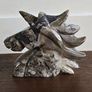 Volcano Agate Unicorn Head – Strength • Transformation • Magic Within